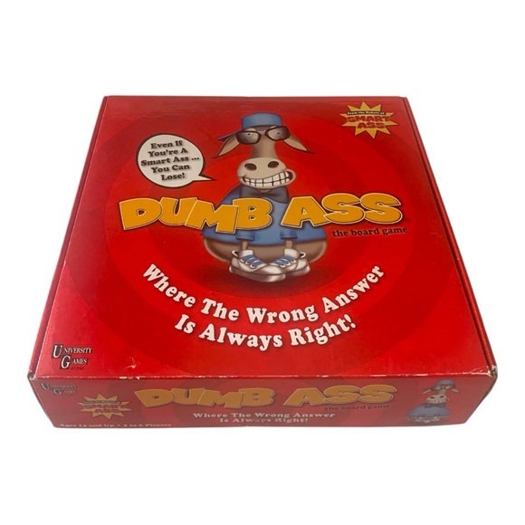 Dumb Ass Trivia Question & Answer Board Game Complete - Picture 2 of 8